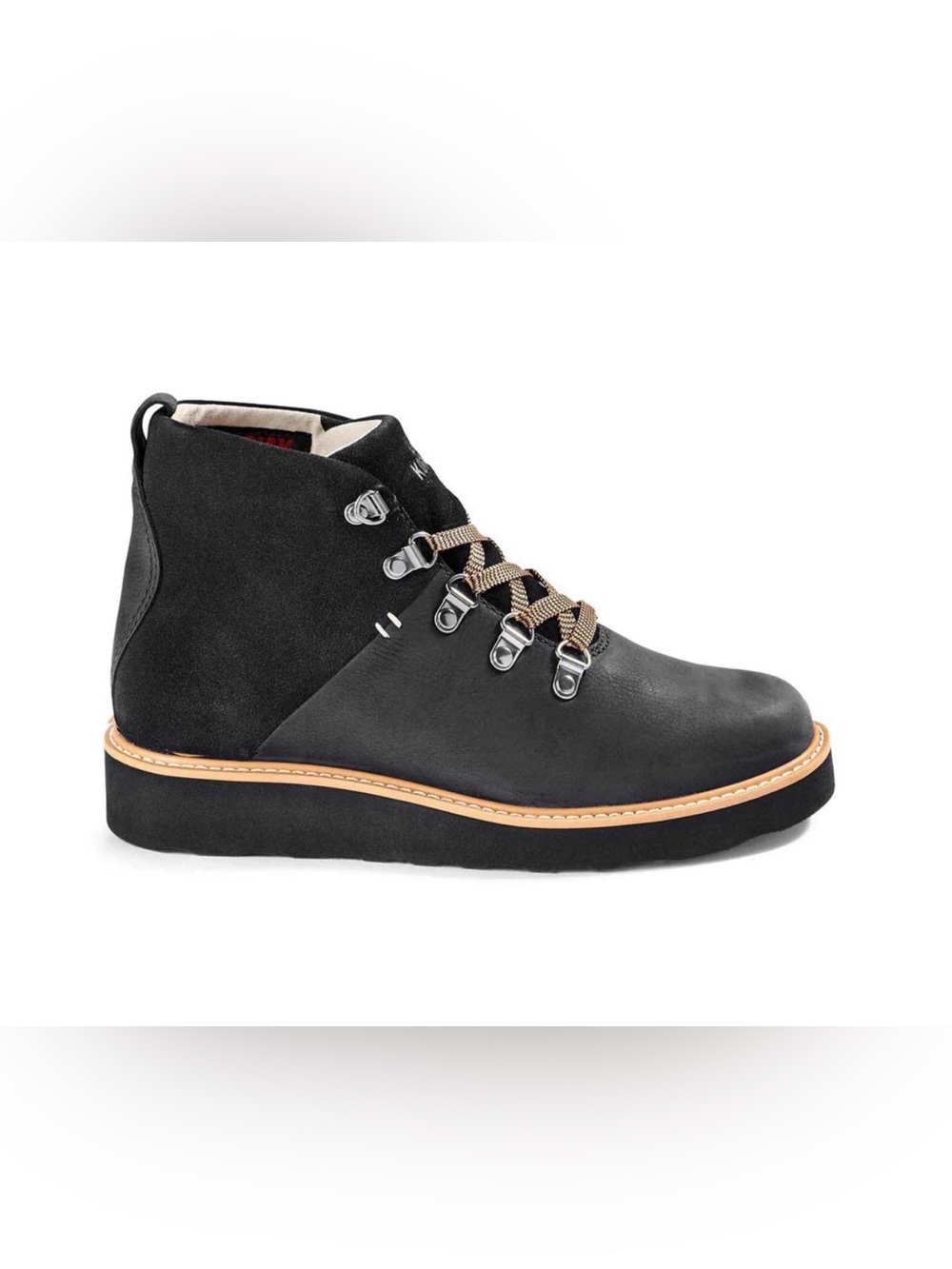 Kodiak Sauveur Alpine Wedge Waterproof Leather Suede Boots Black Women’s 8.5 BNI